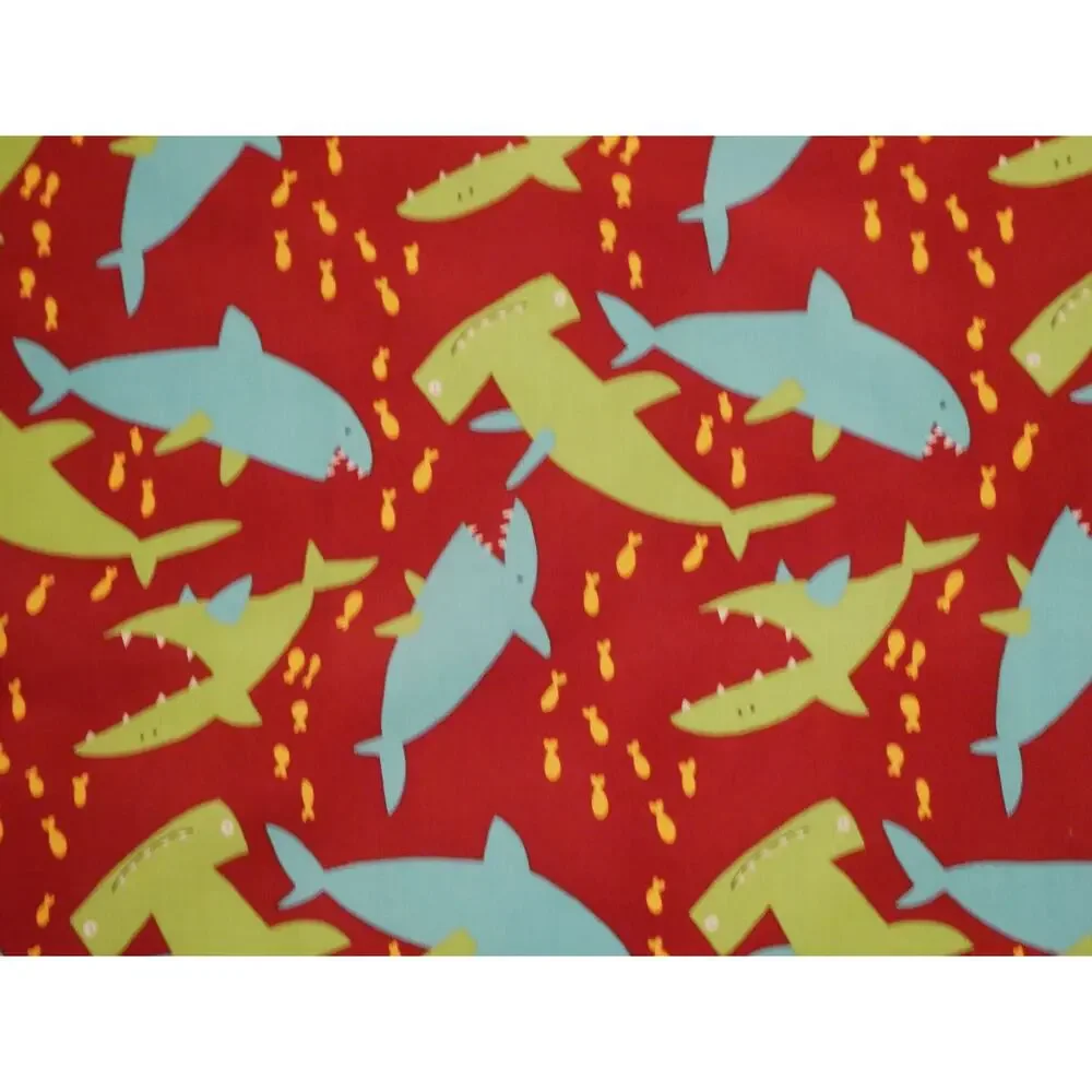 Shark Tank! Single Standard Pillowcase made of 100% Designer Quilting Cotton
